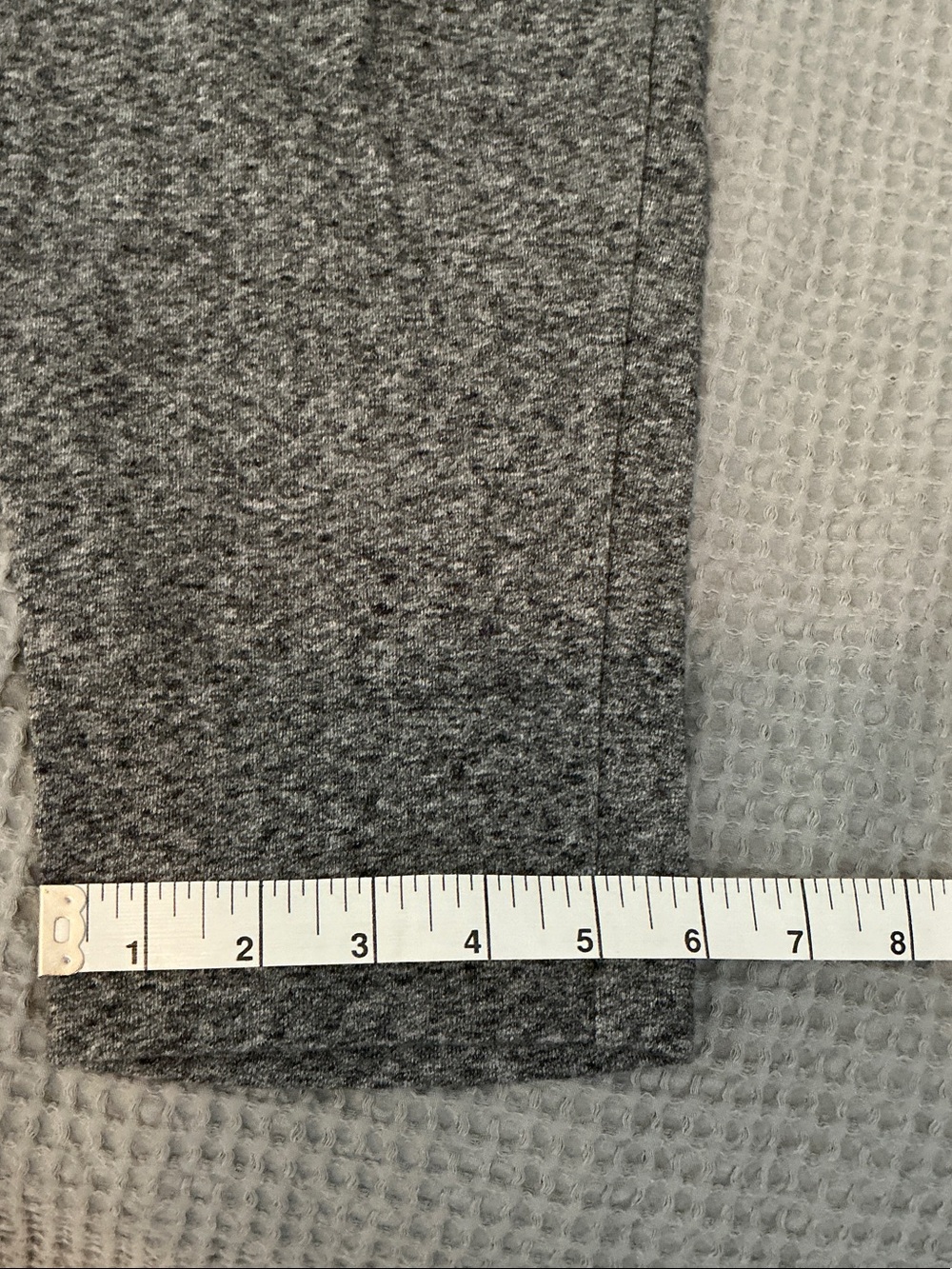 T by Talbots Gray Heather Knit Joggers with Drawstring size Medium - Picture 8 of 10